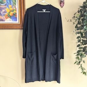 Long Black J. Jill Cardigan